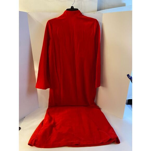 Vintage‎ velour style zipper robe USA Medium M - Picture 5 of 10